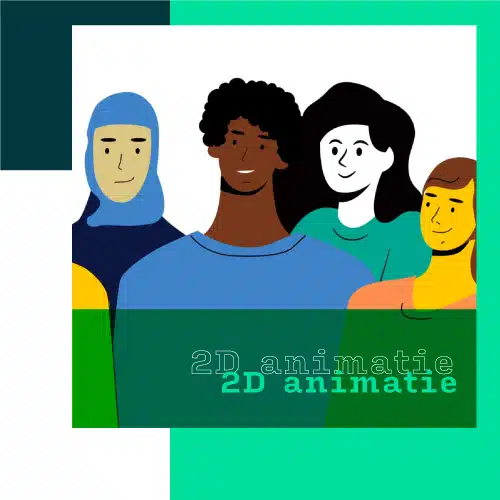 Knop 2D animatie